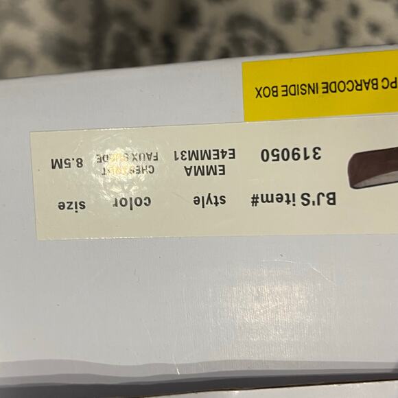 Esprit Women's Chestnut Faux Suede Emma Comfort Flat Slip On Shoes Size 8.5M NWT - Picture 6 of 7